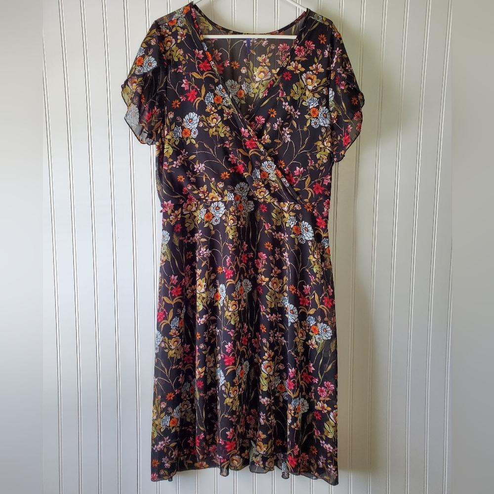 CLEARANCE! Bluebell Floral Dress Women's Sz 3XL